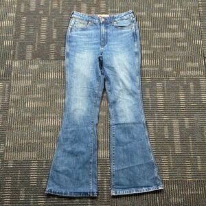 Wrangler Jeans 31x34 Blue Coors Banquet High Rise Flare Denim New with Tags NWT